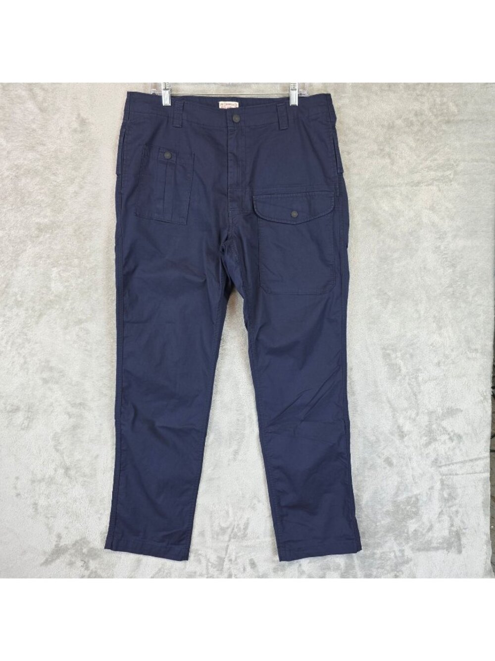 Levi Strauss & Co Pants Mens 36 Navy Cargo Canvas Stretch Utility Casual